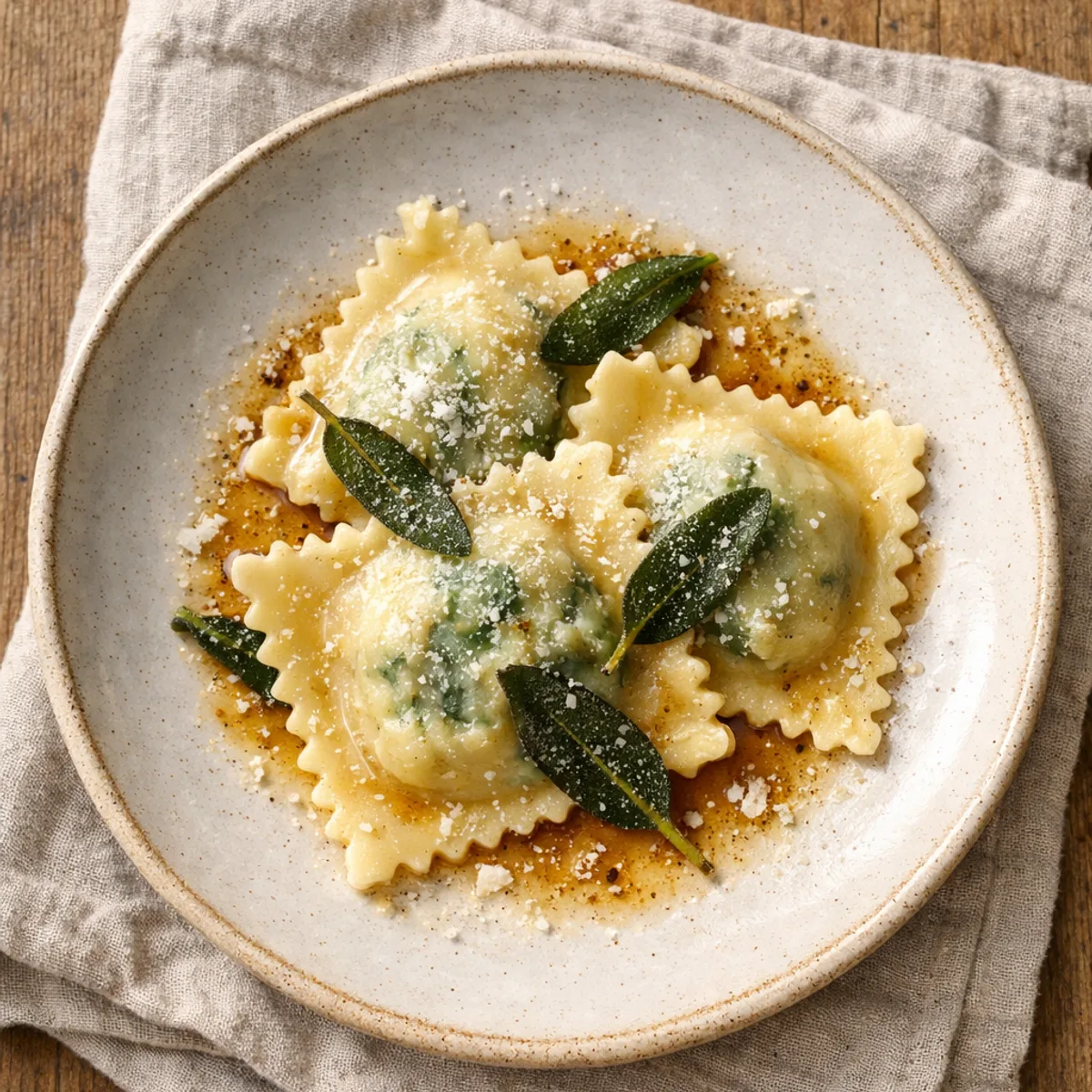 Ricotta & Spinach Ravioli